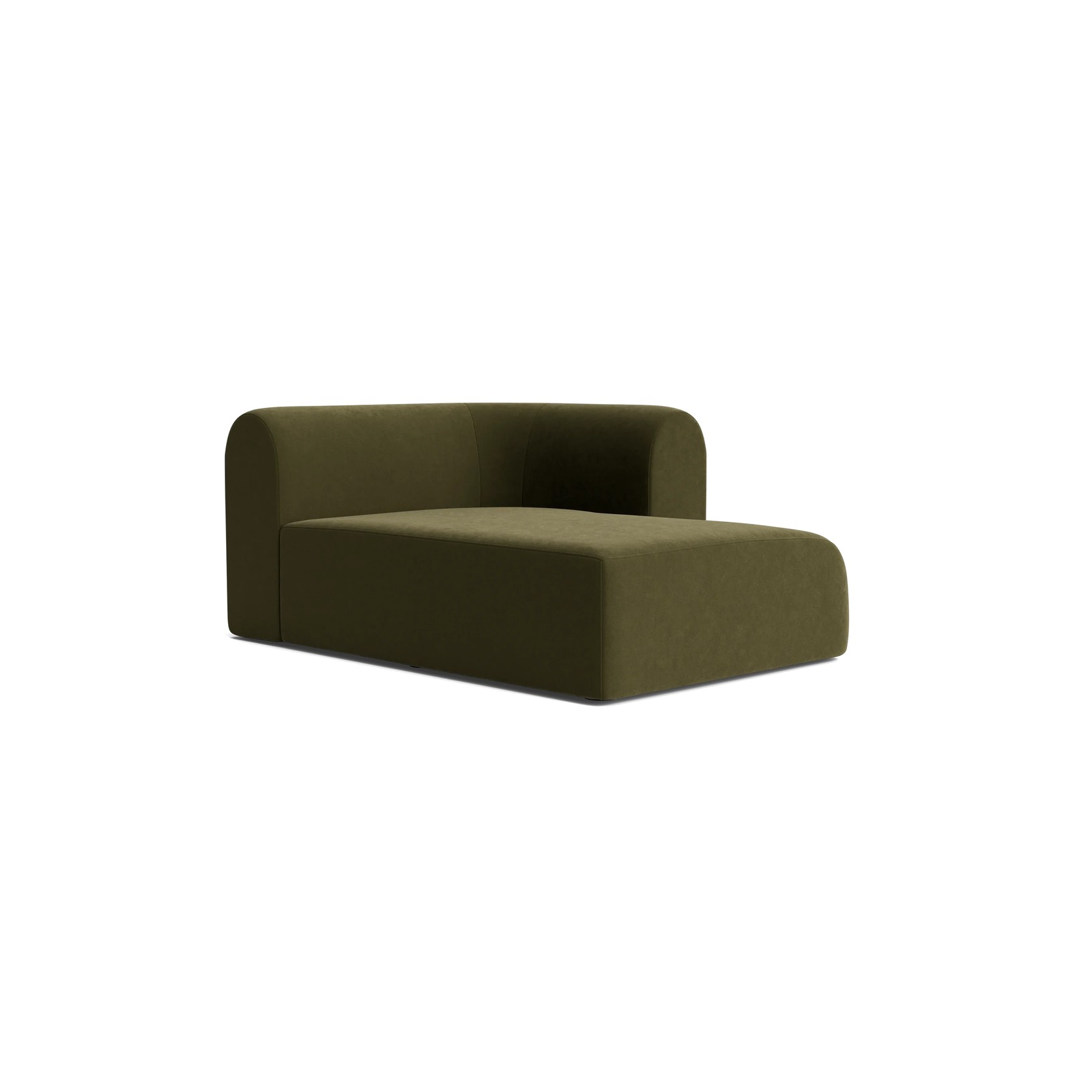 Berg Right Chaise Module - Eden Leaf gallery detail image