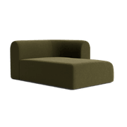 Berg Right Chaise Module - Eden Leaf gallery detail image