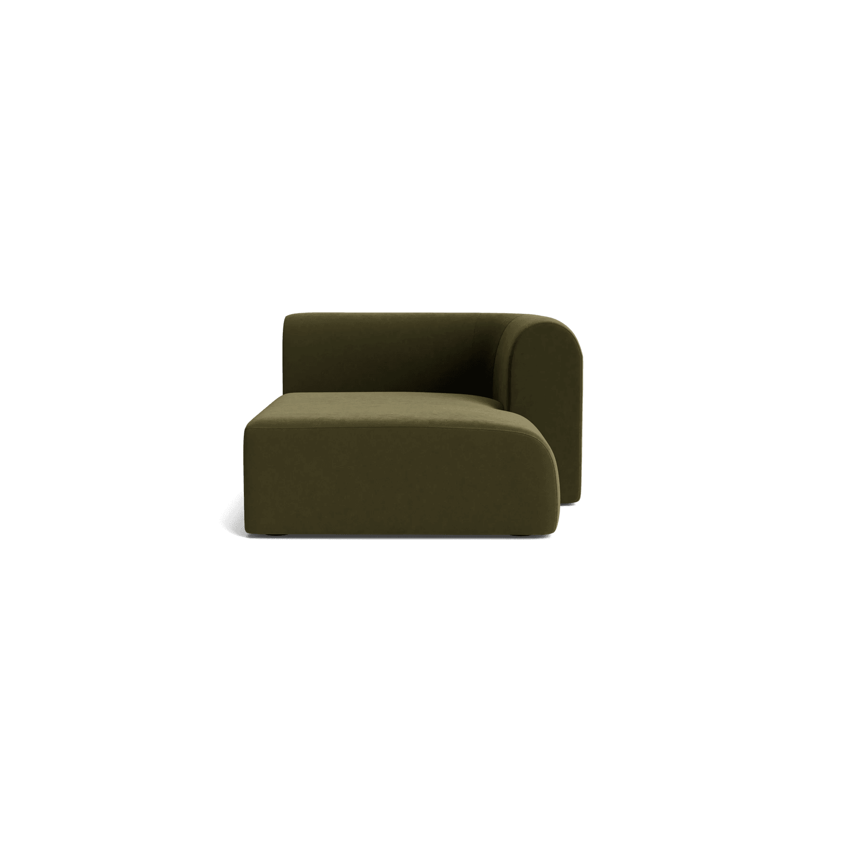 Berg Right Chaise Module - Eden Leaf gallery detail image