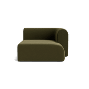Berg Right Chaise Module - Eden Leaf gallery detail image