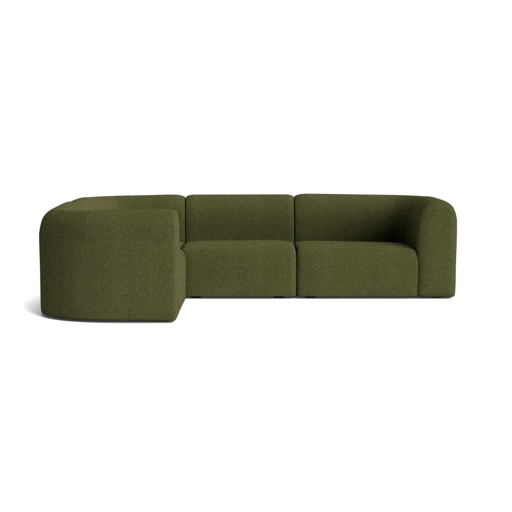 Berg LHF Closed Chaise Sofa - Copenhagen Forest gallery detail image