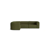 Berg LHF Closed Chaise Sofa - Copenhagen Forest gallery detail image