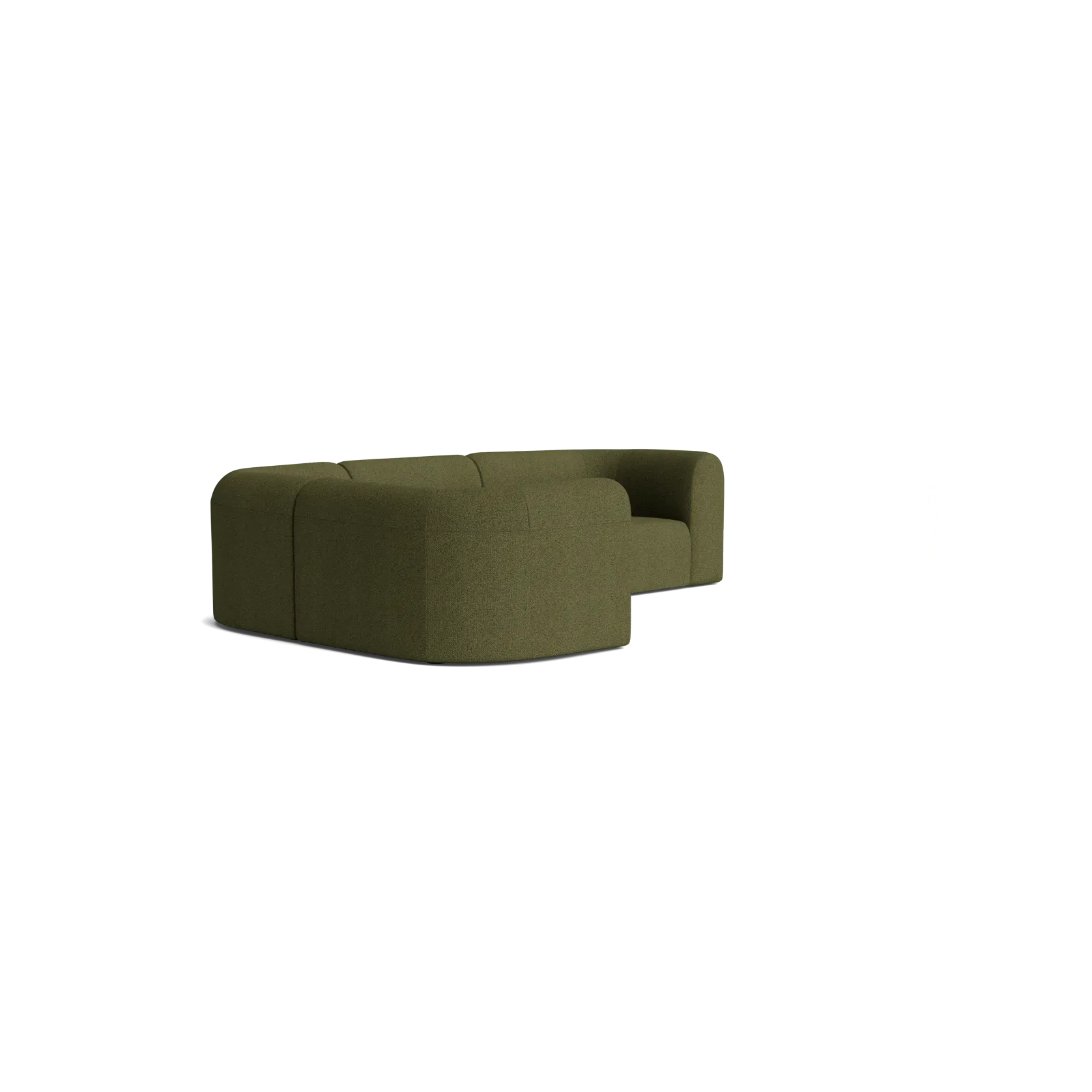 Berg LHF Closed Chaise Sofa - Copenhagen Forest gallery detail image