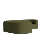 Berg LHF Closed Chaise Sofa - Copenhagen Forest gallery detail image