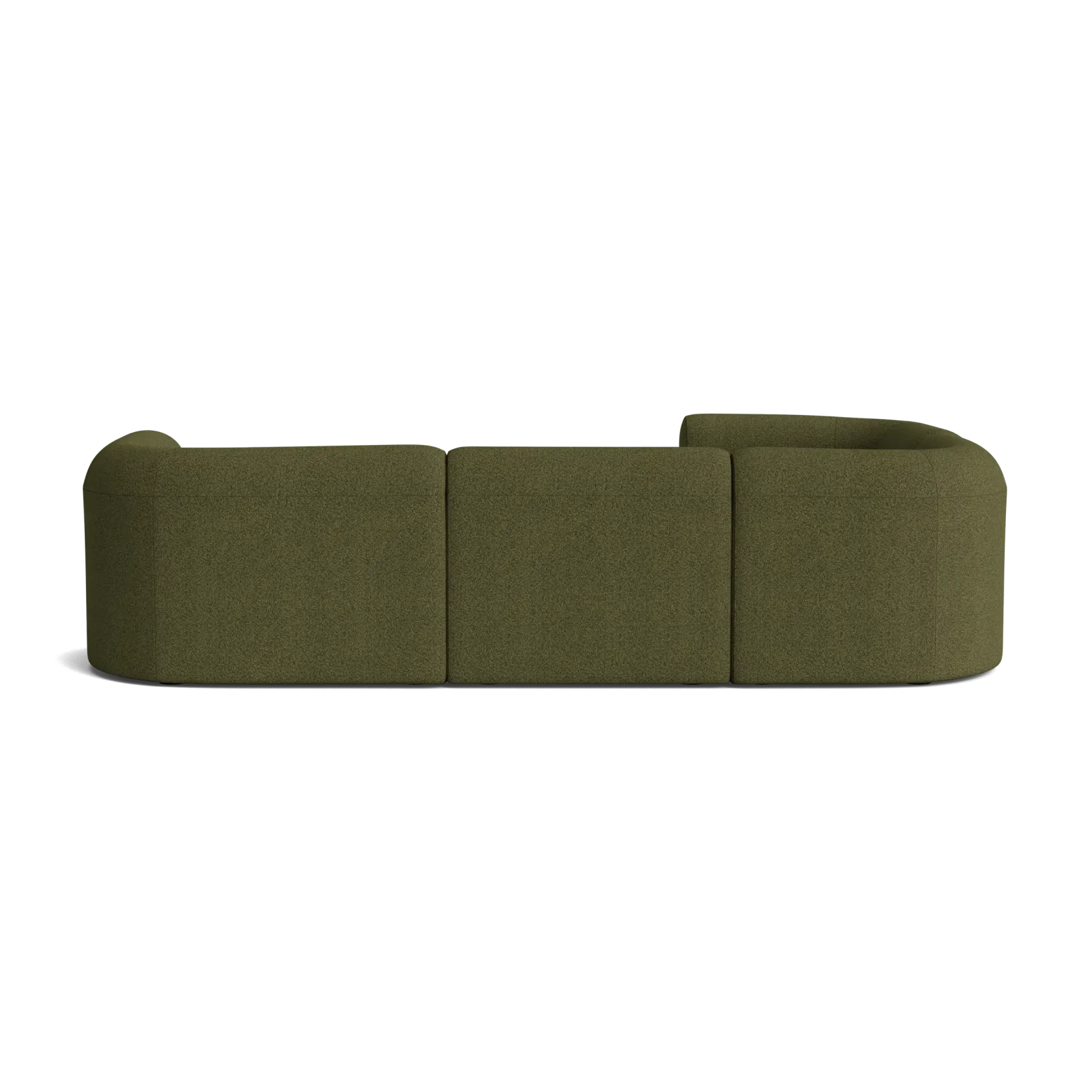 Berg LHF Closed Chaise Sofa - Copenhagen Forest gallery detail image