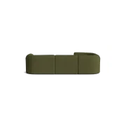 Berg LHF Closed Chaise Sofa - Copenhagen Forest gallery detail image