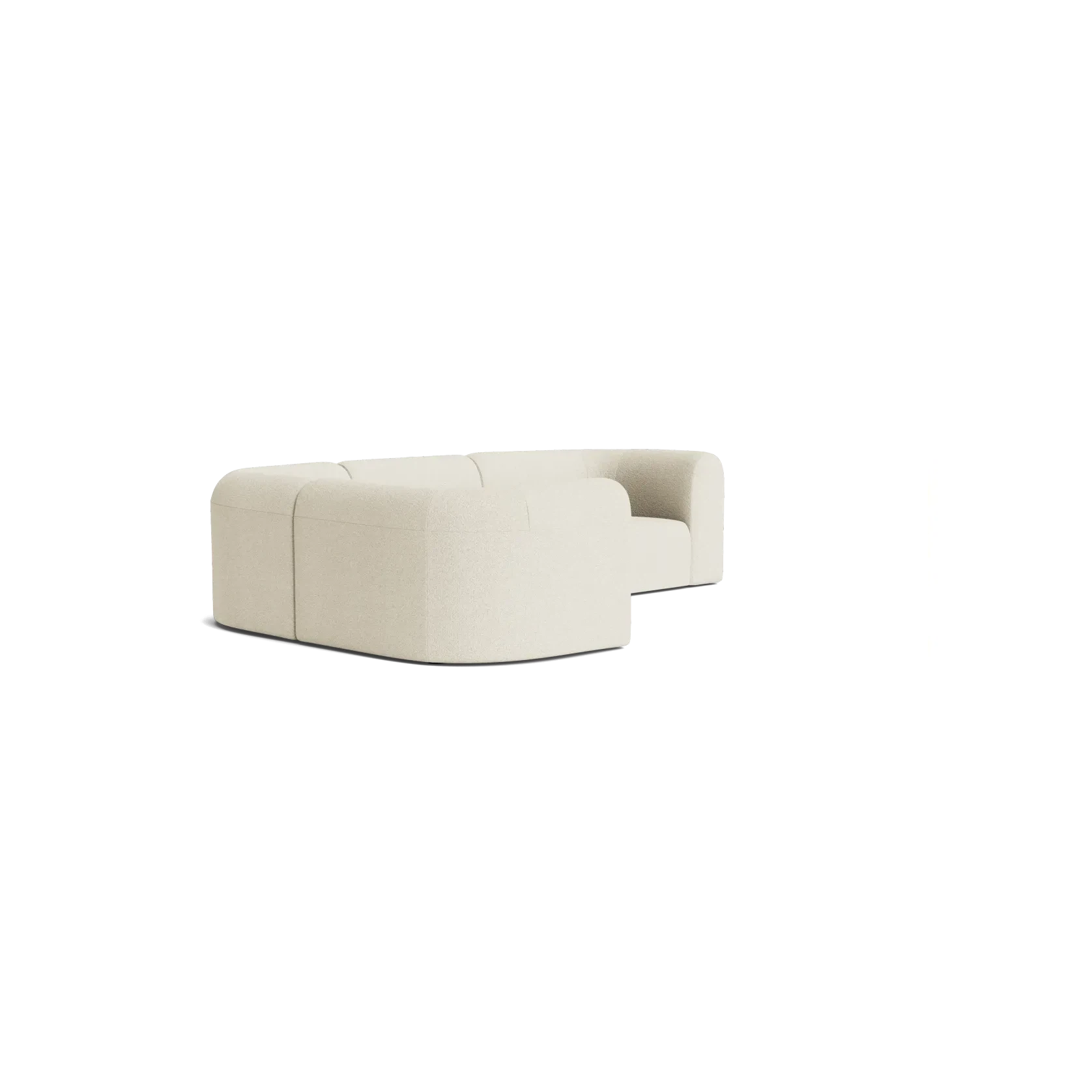 Berg LHF Closed Chaise Sofa - Copenhagen Grey gallery detail image