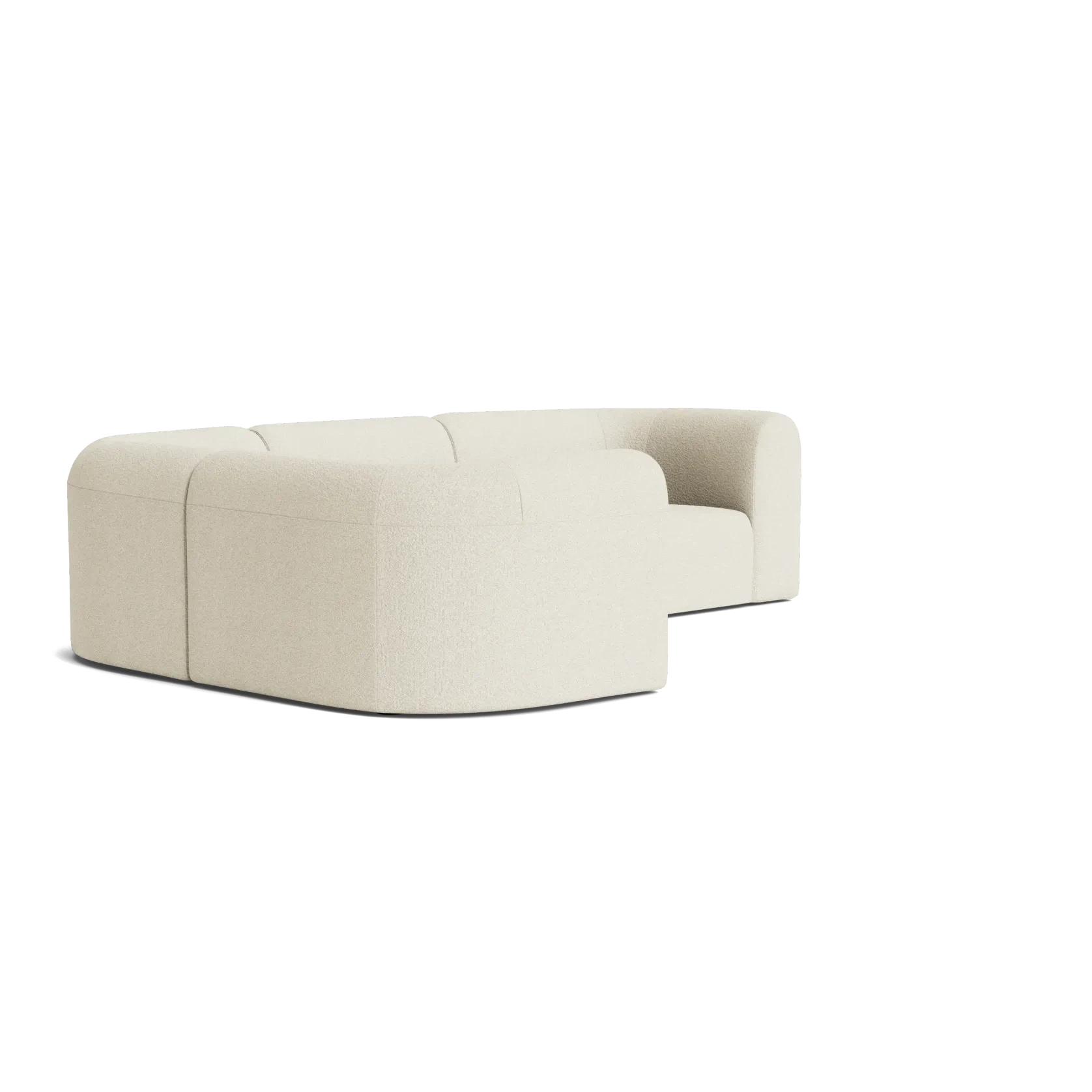 Berg LHF Closed Chaise Sofa - Copenhagen Grey gallery detail image