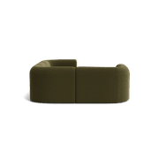 Berg LHF Closed Chaise Sofa - Eden Leaf gallery detail image