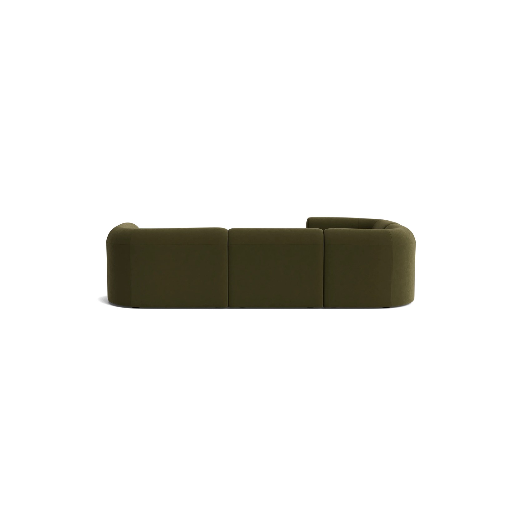 Berg LHF Closed Chaise Sofa - Eden Leaf gallery detail image