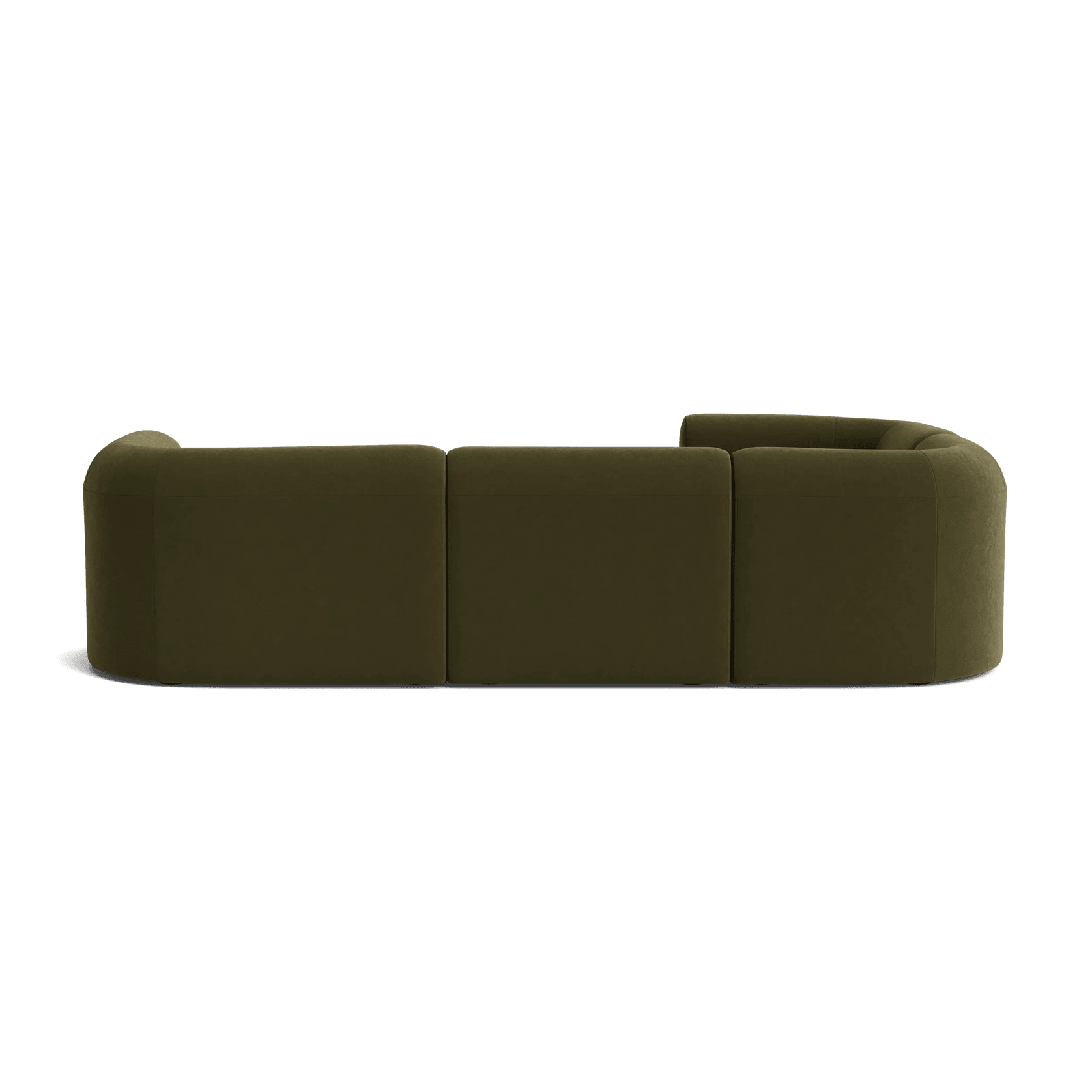 Berg LHF Closed Chaise Sofa - Eden Leaf gallery detail image