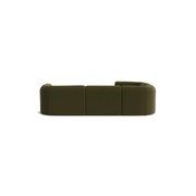 Berg LHF Closed Chaise Sofa - Eden Leaf gallery detail image