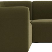 Berg LHF Closed Chaise Sofa - Eden Leaf gallery detail image