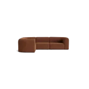 Berg LHF Closed Chaise Sofa - Corduroy Cocoa gallery detail image