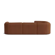 Berg LHF Closed Chaise Sofa - Corduroy Cocoa gallery detail image