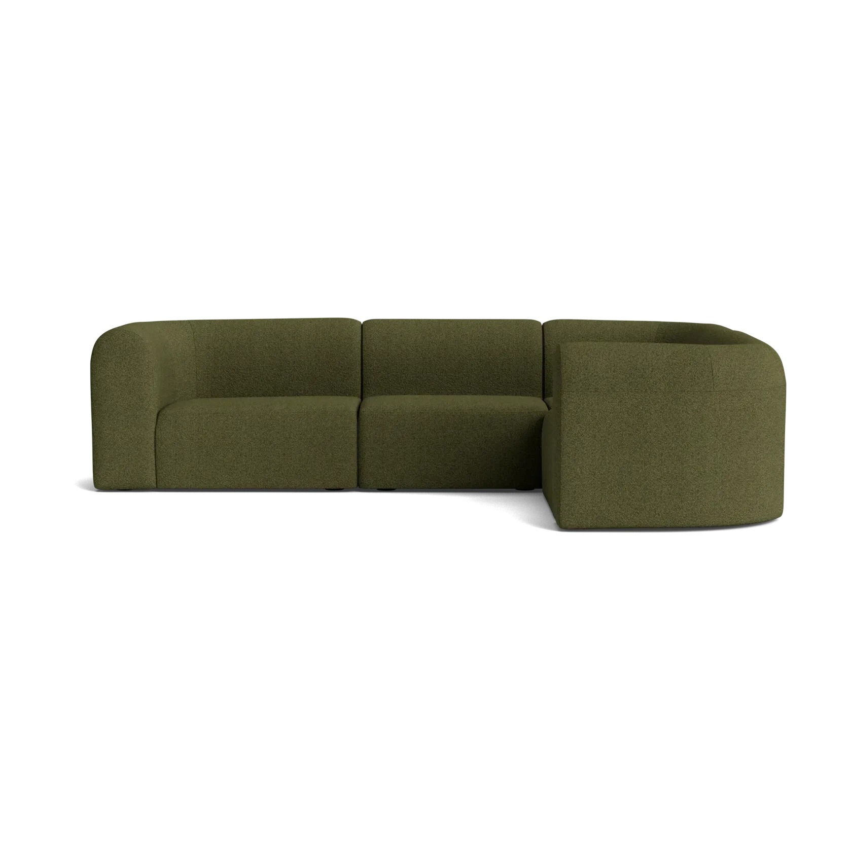 Berg RHF Closed Chaise Sofa - Copenhagen Forest gallery detail image