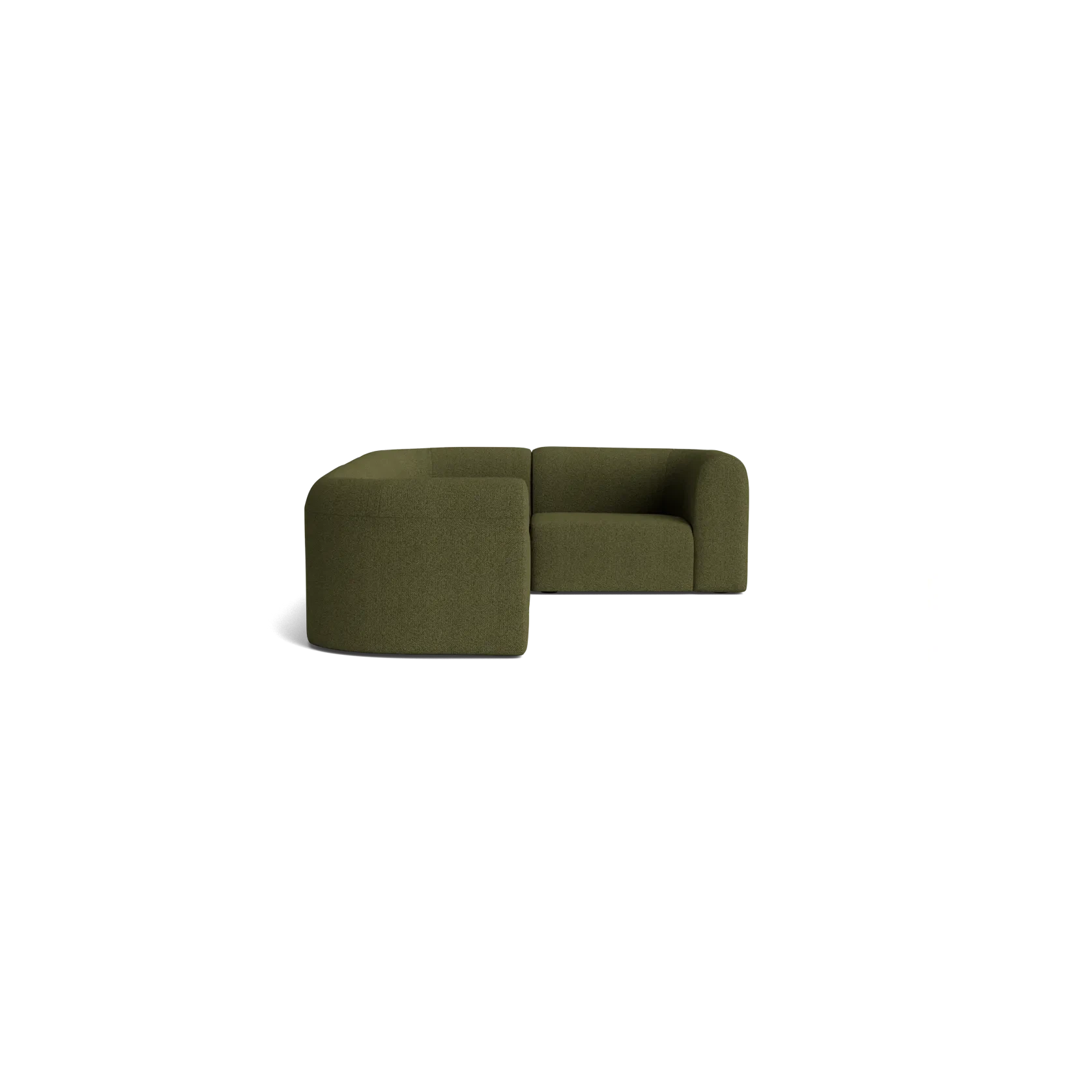 Berg RHF Closed Chaise Sofa - Copenhagen Forest gallery detail image