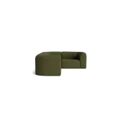 Berg RHF Closed Chaise Sofa - Copenhagen Forest gallery detail image