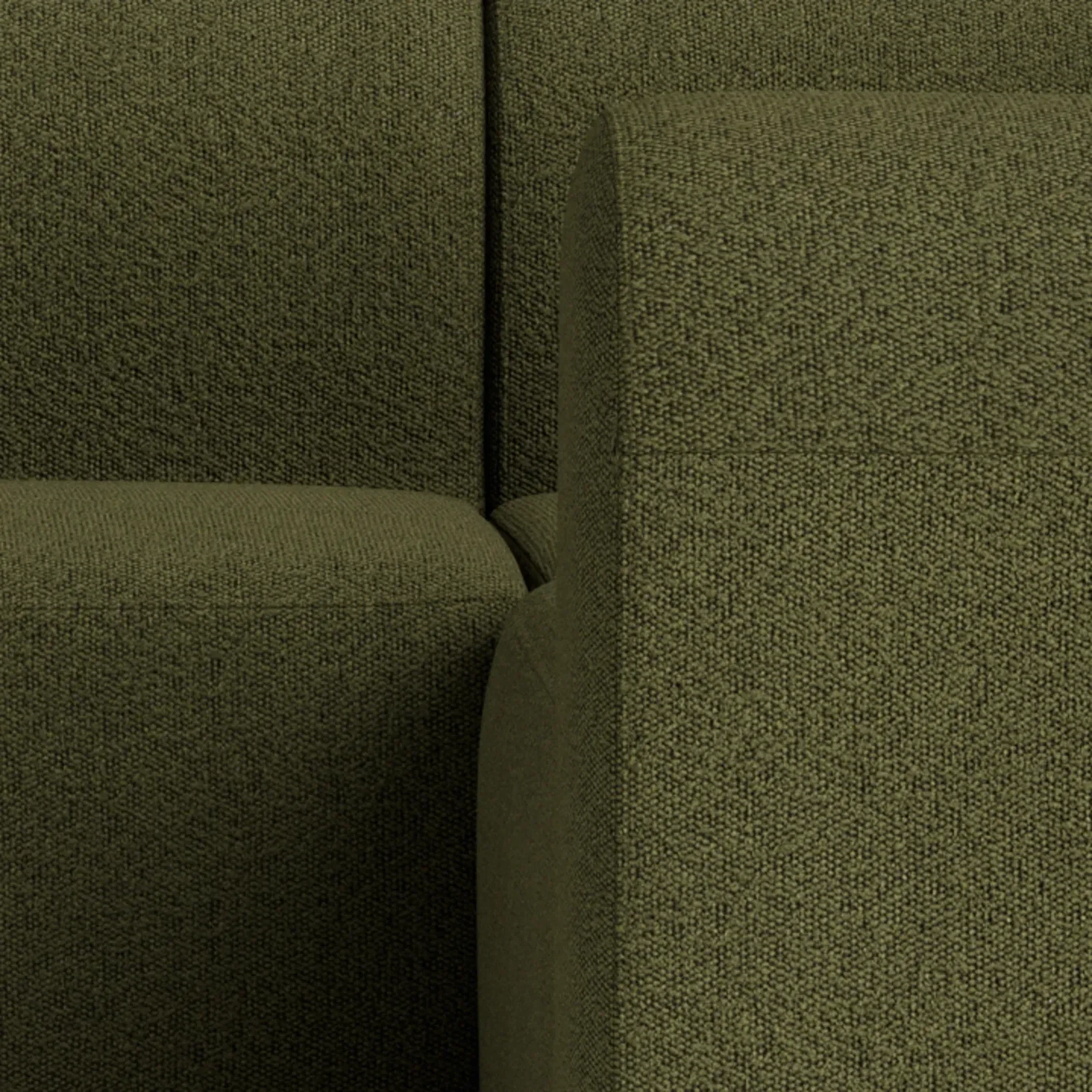 Berg RHF Closed Chaise Sofa - Copenhagen Forest gallery detail image