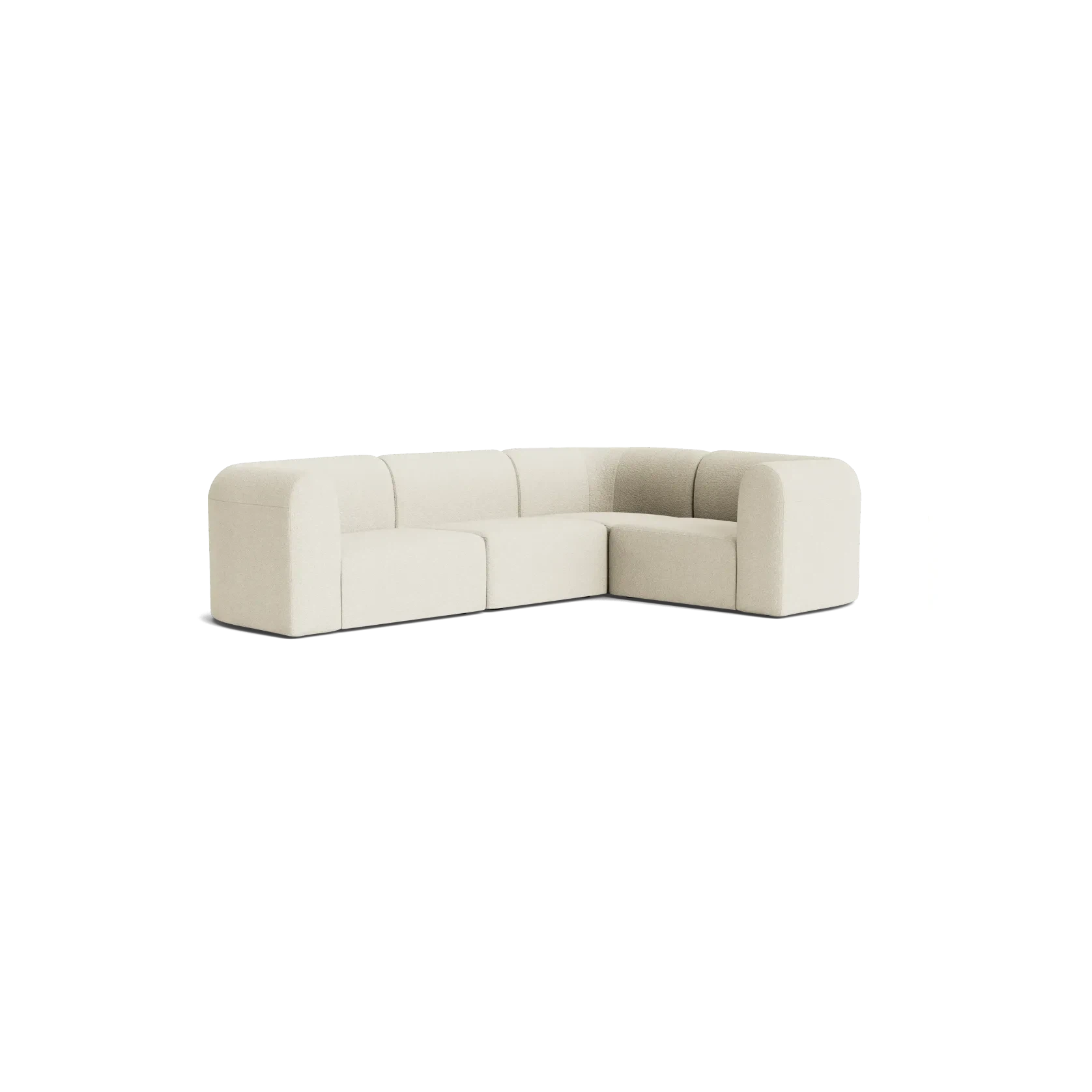 Berg RHF Closed Chaise Sofa - Copenhagen Grey gallery detail image