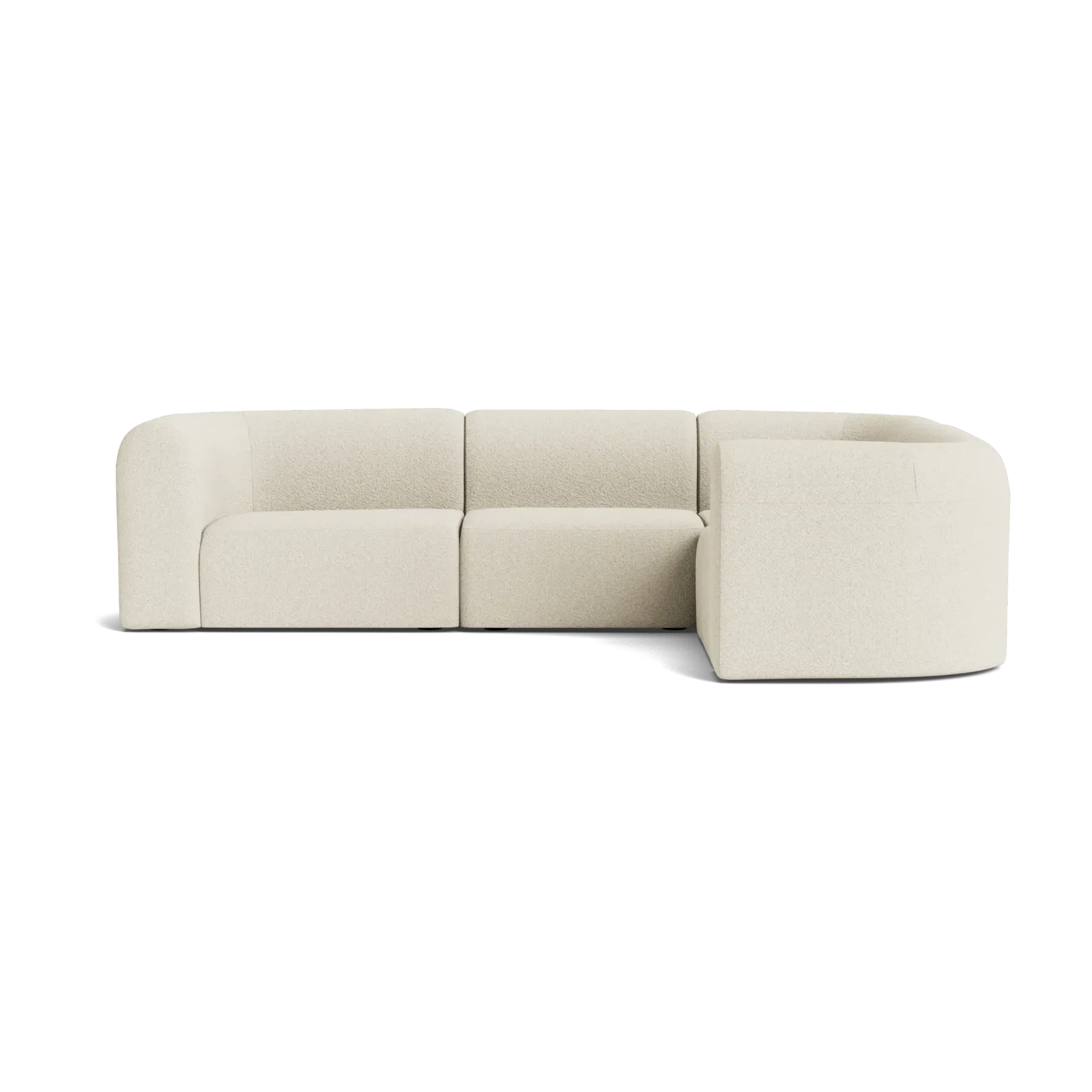 Berg RHF Closed Chaise Sofa - Copenhagen Grey gallery detail image