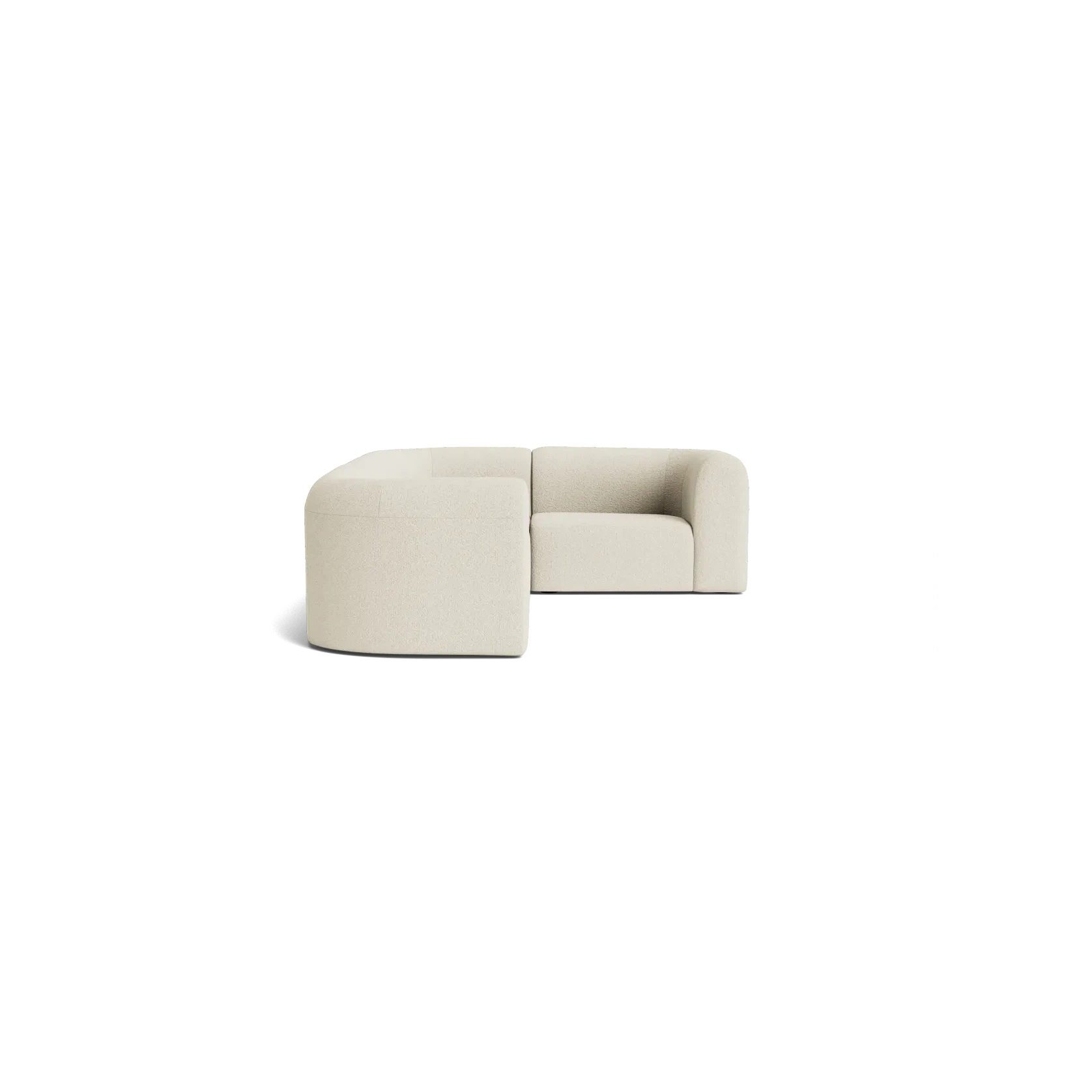 Berg RHF Closed Chaise Sofa - Copenhagen Grey gallery detail image