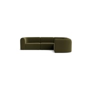 Berg RHF Closed Chaise Sofa - Eden Leaf gallery detail image