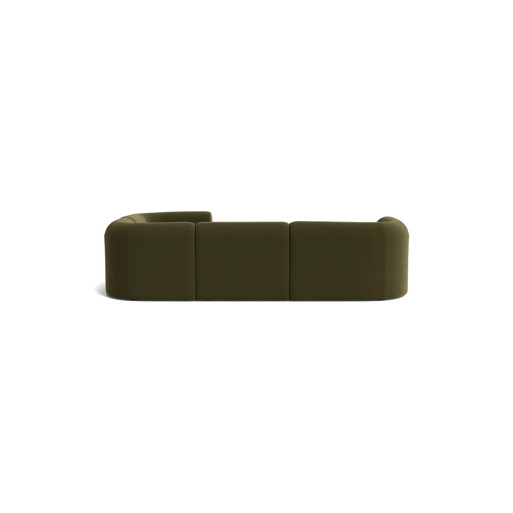 Berg RHF Closed Chaise Sofa - Eden Leaf gallery detail image