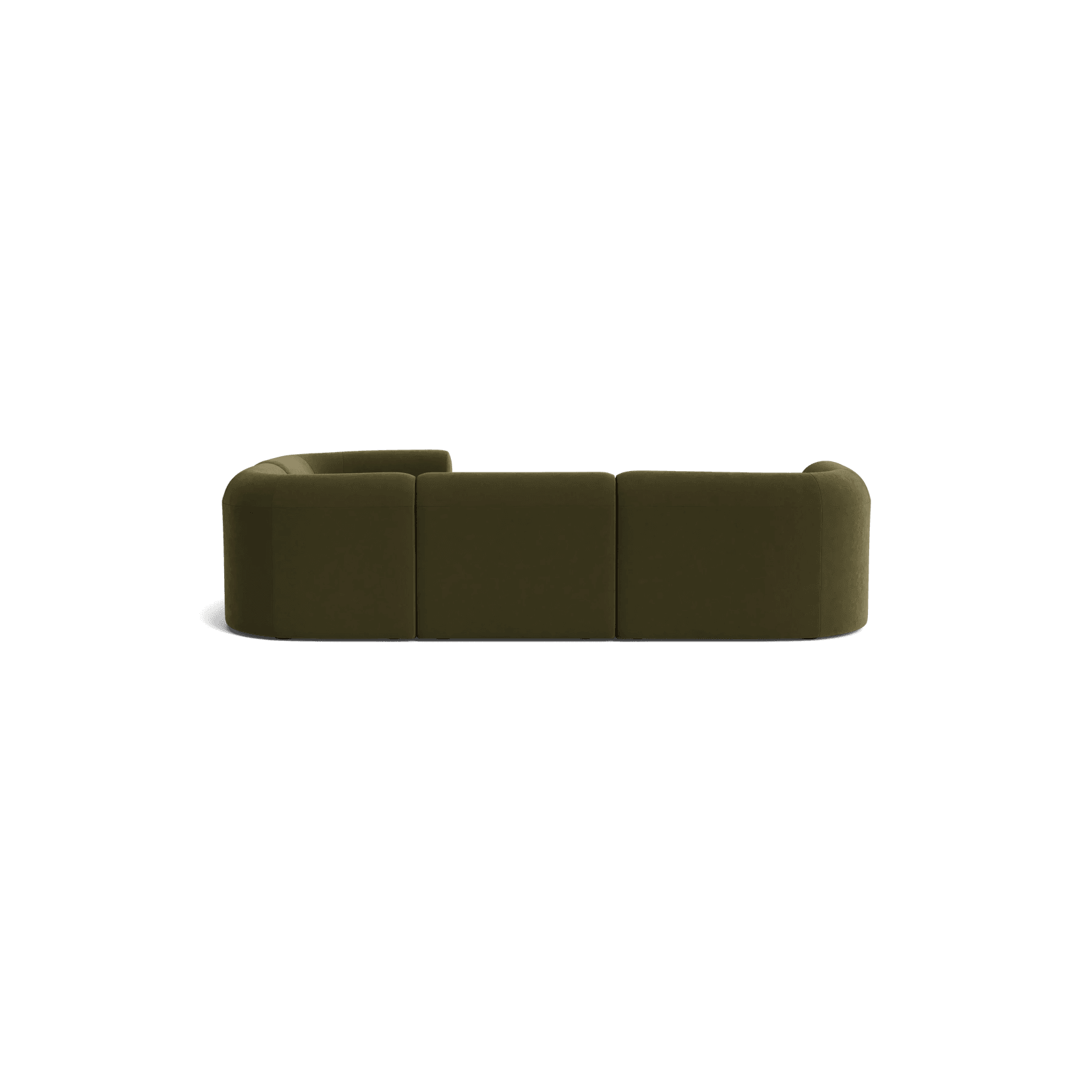 Berg RHF Closed Chaise Sofa - Eden Leaf gallery detail image