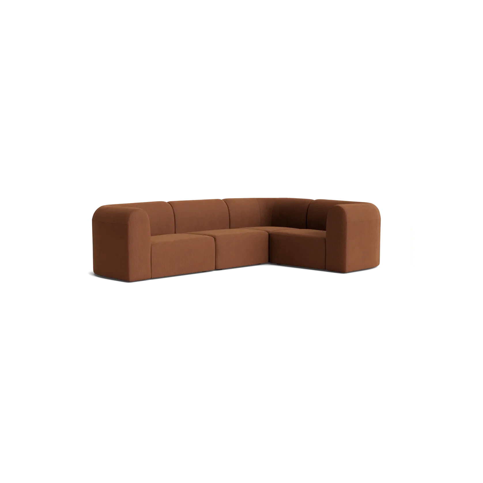 Berg RHF Closed Chaise Sofa - Corduroy Cocoa gallery detail image