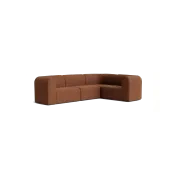 Berg RHF Closed Chaise Sofa - Corduroy Cocoa gallery detail image