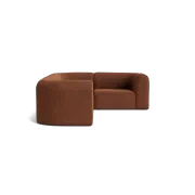 Berg RHF Closed Chaise Sofa - Corduroy Cocoa gallery detail image