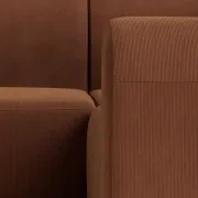 Berg RHF Closed Chaise Sofa - Corduroy Cocoa gallery detail image