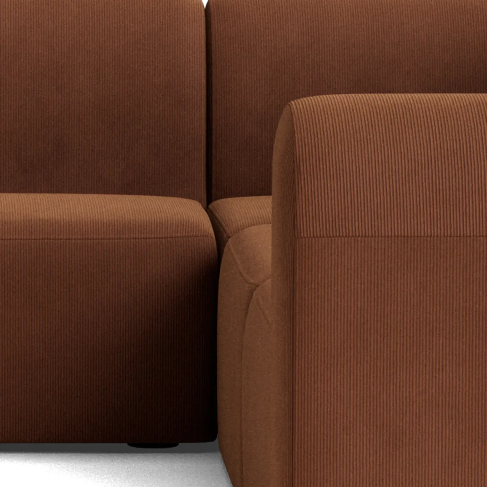 Berg Corner Sofa - Corduroy Cocoa gallery detail image