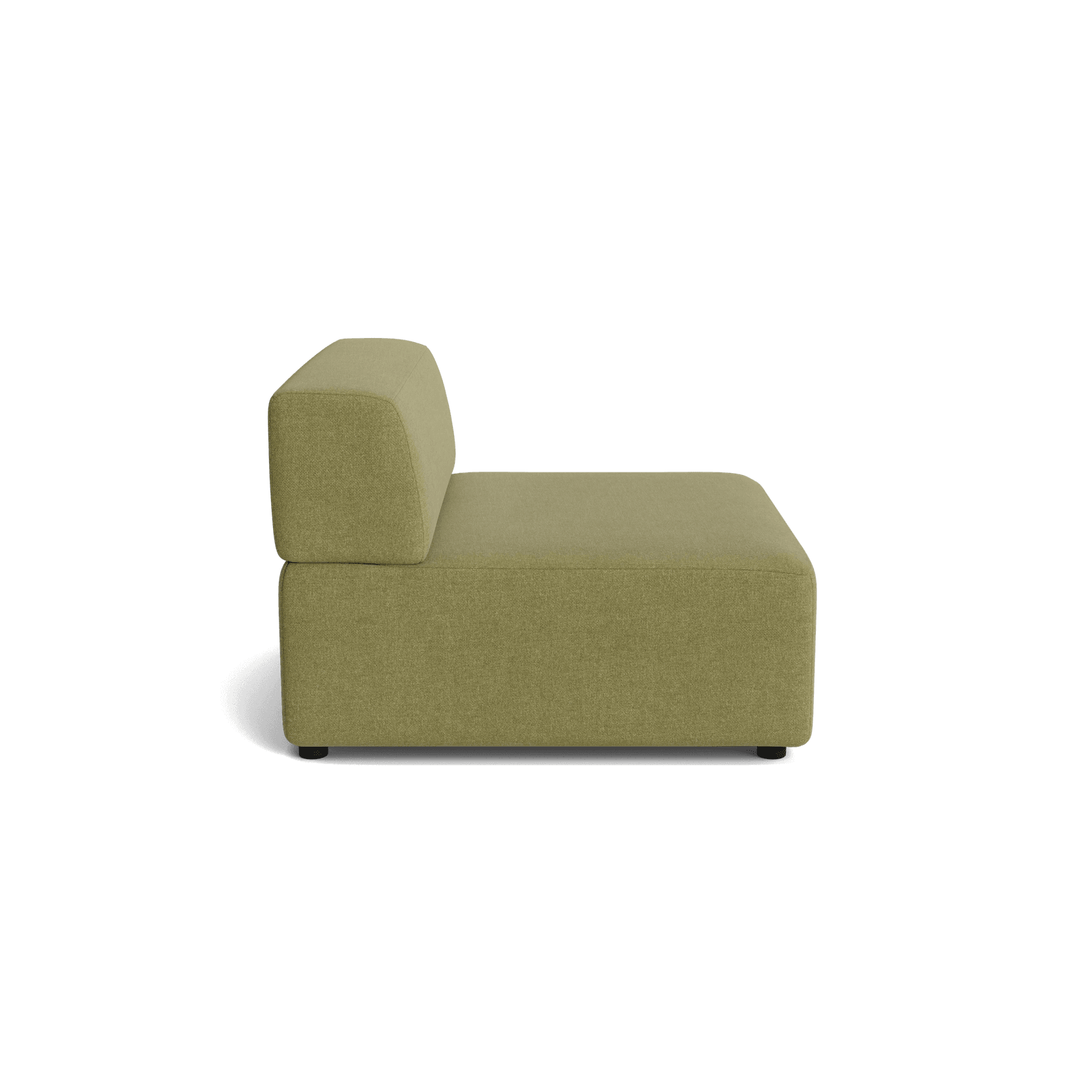 Stretch Armless Middle Module - Fossil Eucalyptus gallery detail image