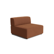 Stretch Armless Middle Module - Corduroy Cocoa gallery detail image