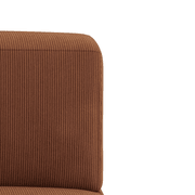 Stretch Armless Middle Module - Corduroy Cocoa gallery detail image