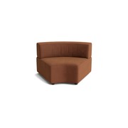 Stretch Angled Corner Module - Corduroy Cocoa gallery detail image