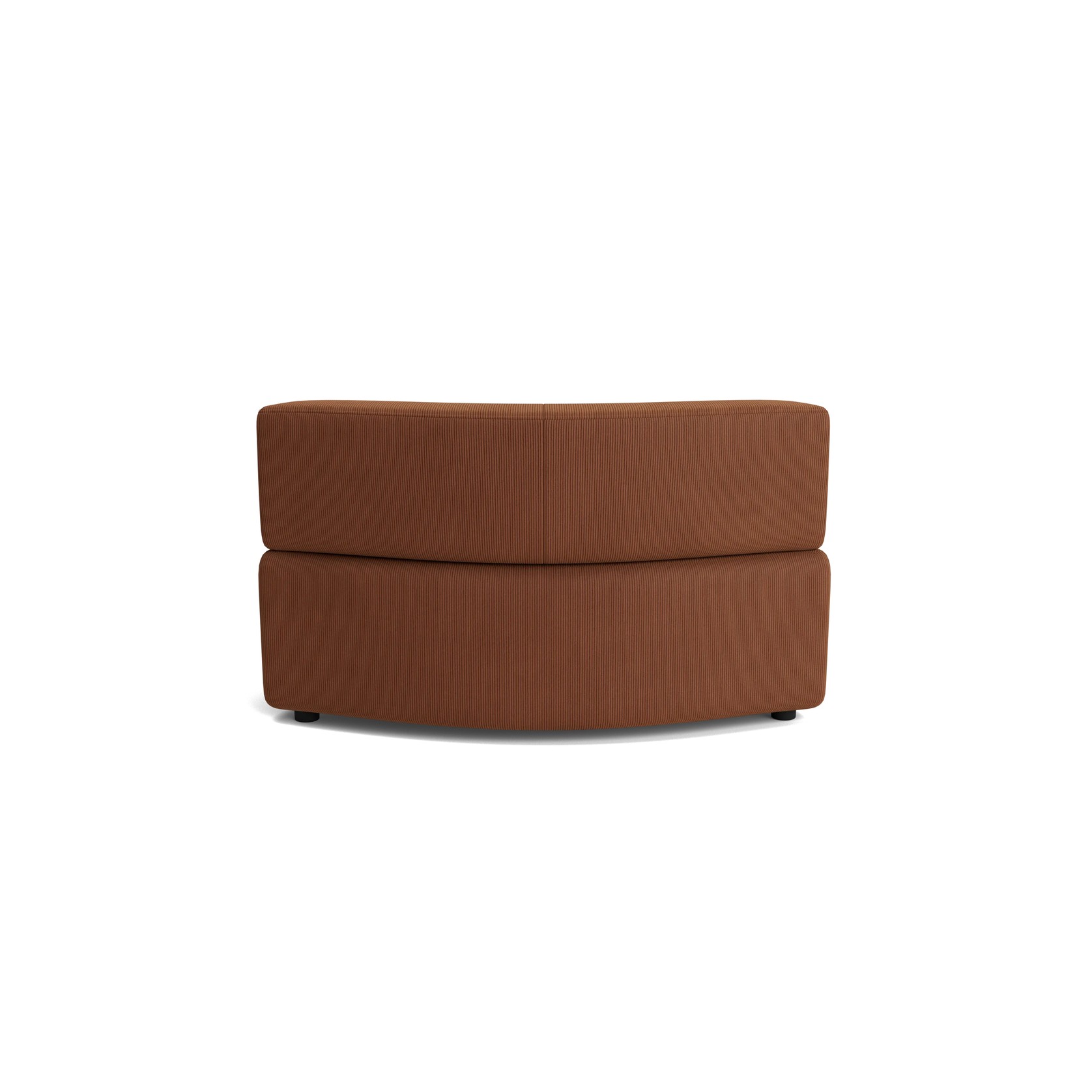 Stretch Angled Corner Module - Corduroy Cocoa gallery detail image