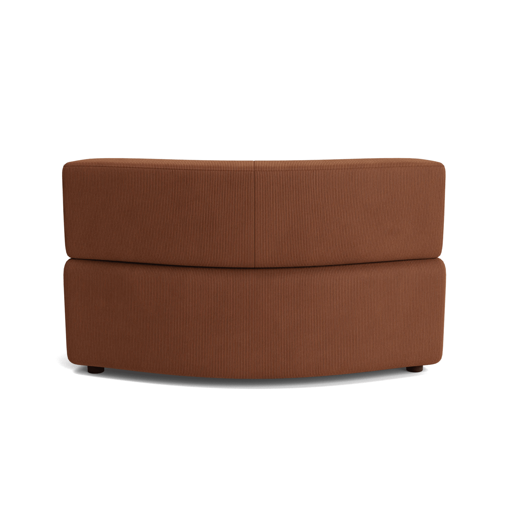 Stretch Angled Corner Module - Corduroy Cocoa gallery detail image