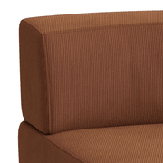 Stretch Angled Corner Module - Corduroy Cocoa gallery detail image