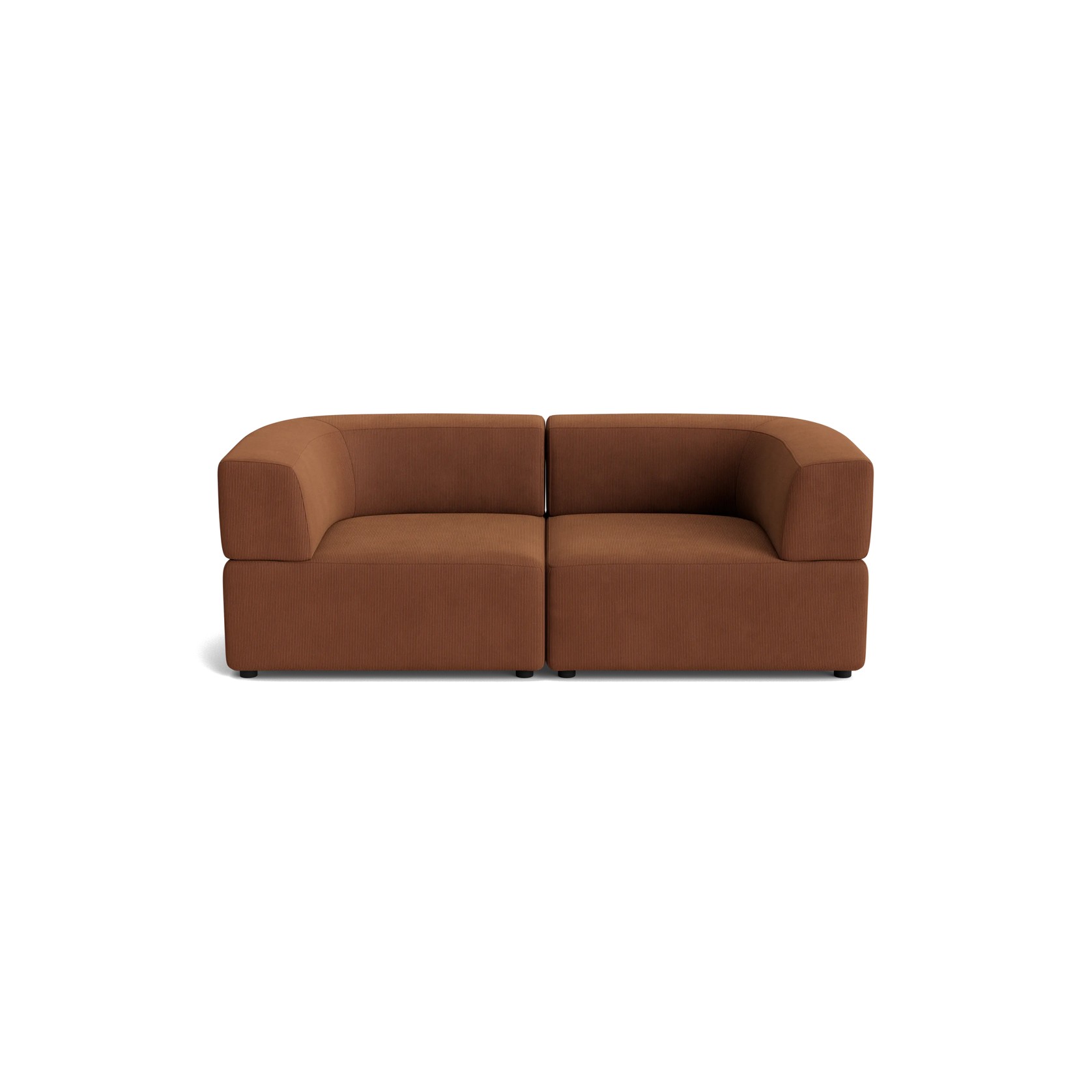 Stretch 3 Seater Sofa - Corduroy Cocoa gallery detail image