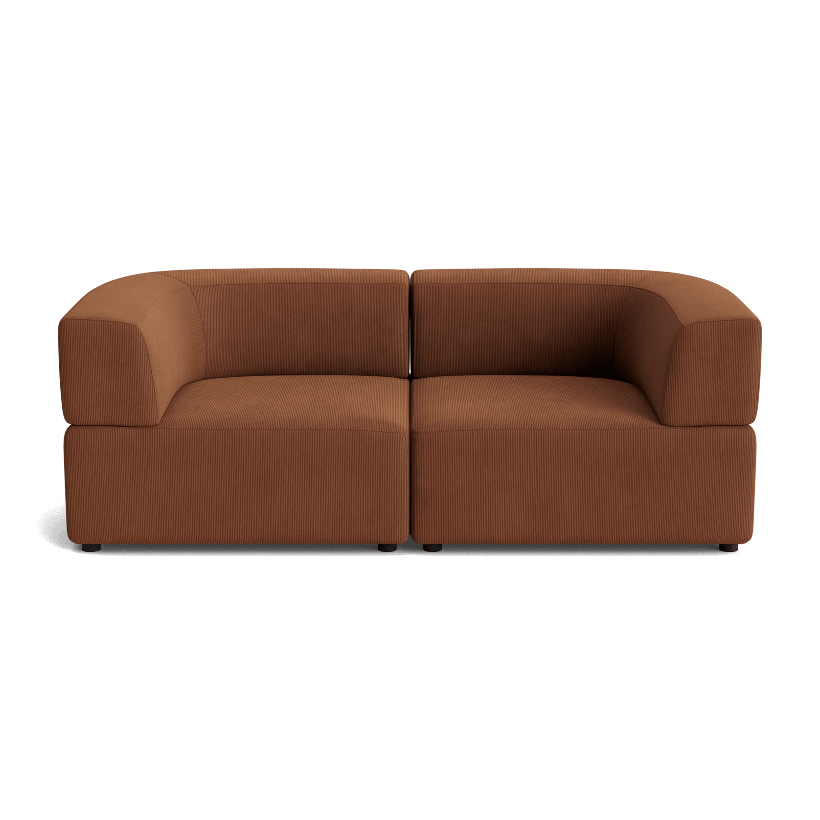 Stretch 3 Seater Sofa - Corduroy Cocoa gallery detail image