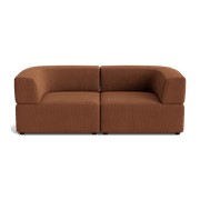Stretch 3 Seater Sofa - Corduroy Cocoa gallery detail image