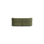 Stretch 3 Seater Chaise Sofa - Corduroy Forest gallery detail image