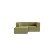 Stretch 3 Seater Chaise Sofa - Fossil Eucalyptus gallery detail image