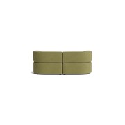 Stretch 3 Seater Chaise Sofa - Fossil Eucalyptus gallery detail image