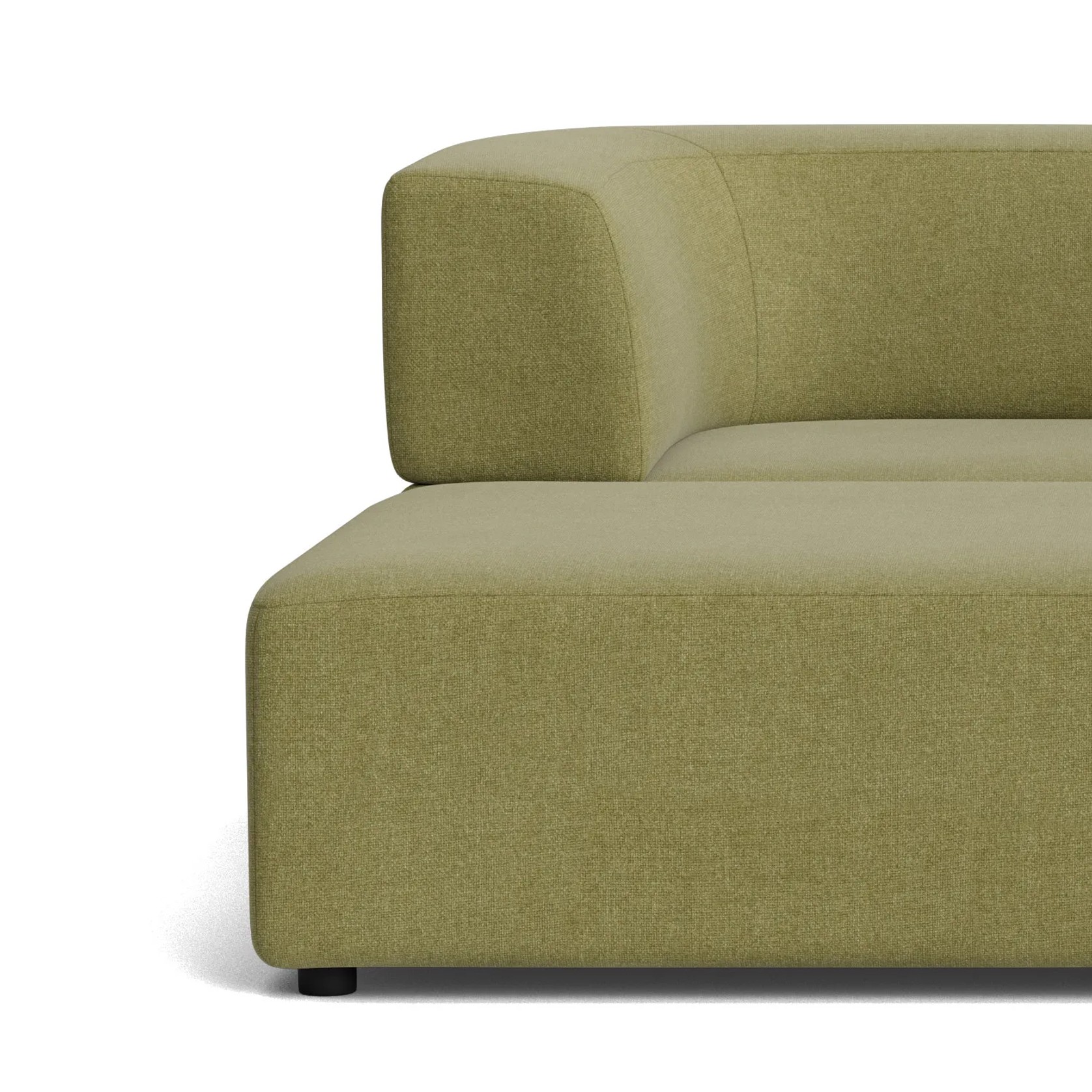 Stretch 3 Seater Chaise Sofa - Fossil Eucalyptus gallery detail image