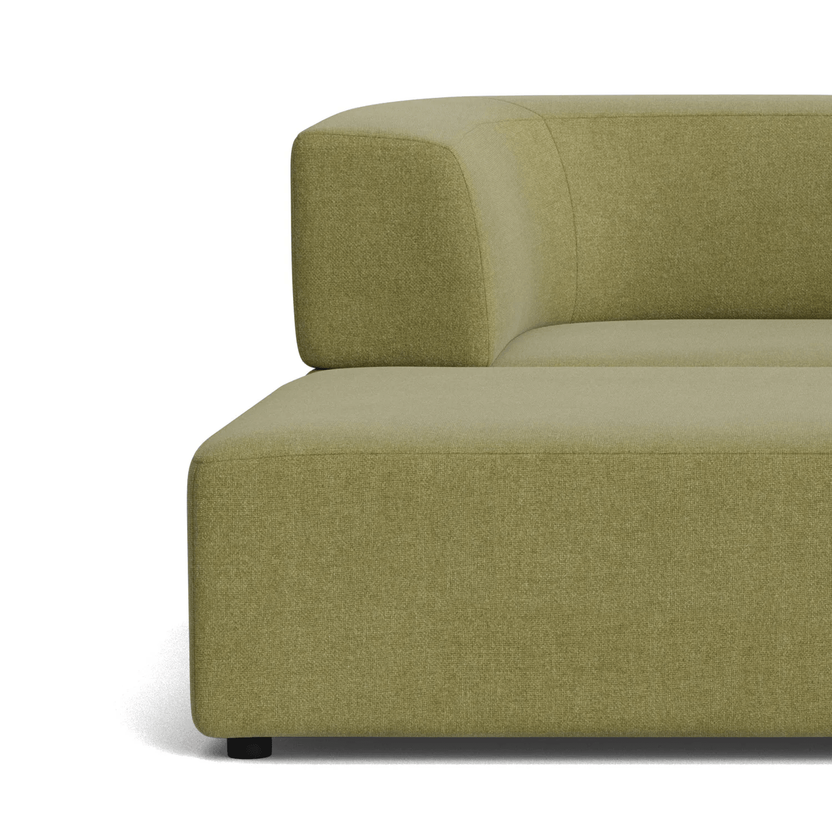 Stretch 3 Seater Chaise Sofa - Fossil Eucalyptus gallery detail image