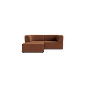 Stretch 3 Seater Chaise Sofa - Corduroy Cocoa gallery detail image